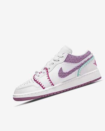 Nike Air Jordan 1 Low SE Blancos Rosas Turquesa Vino Claro | MX 2643